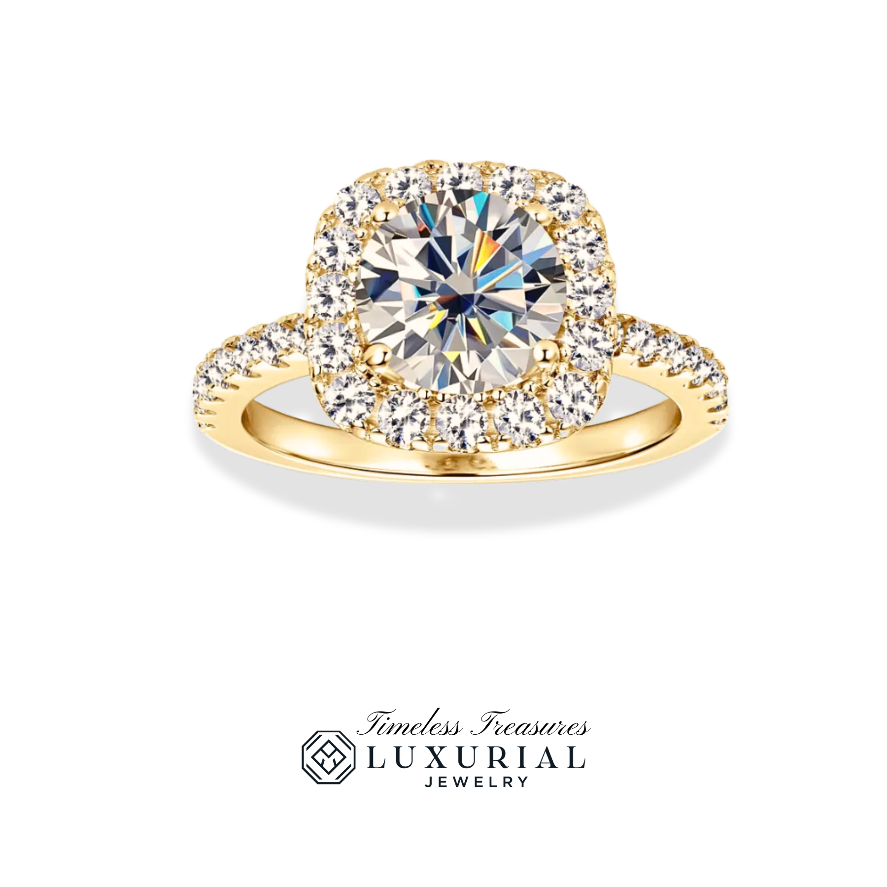 Celestial Love 2CT Moissanite Ring
