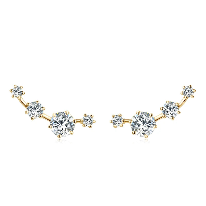 Luminous Charm Moissanite Earrings