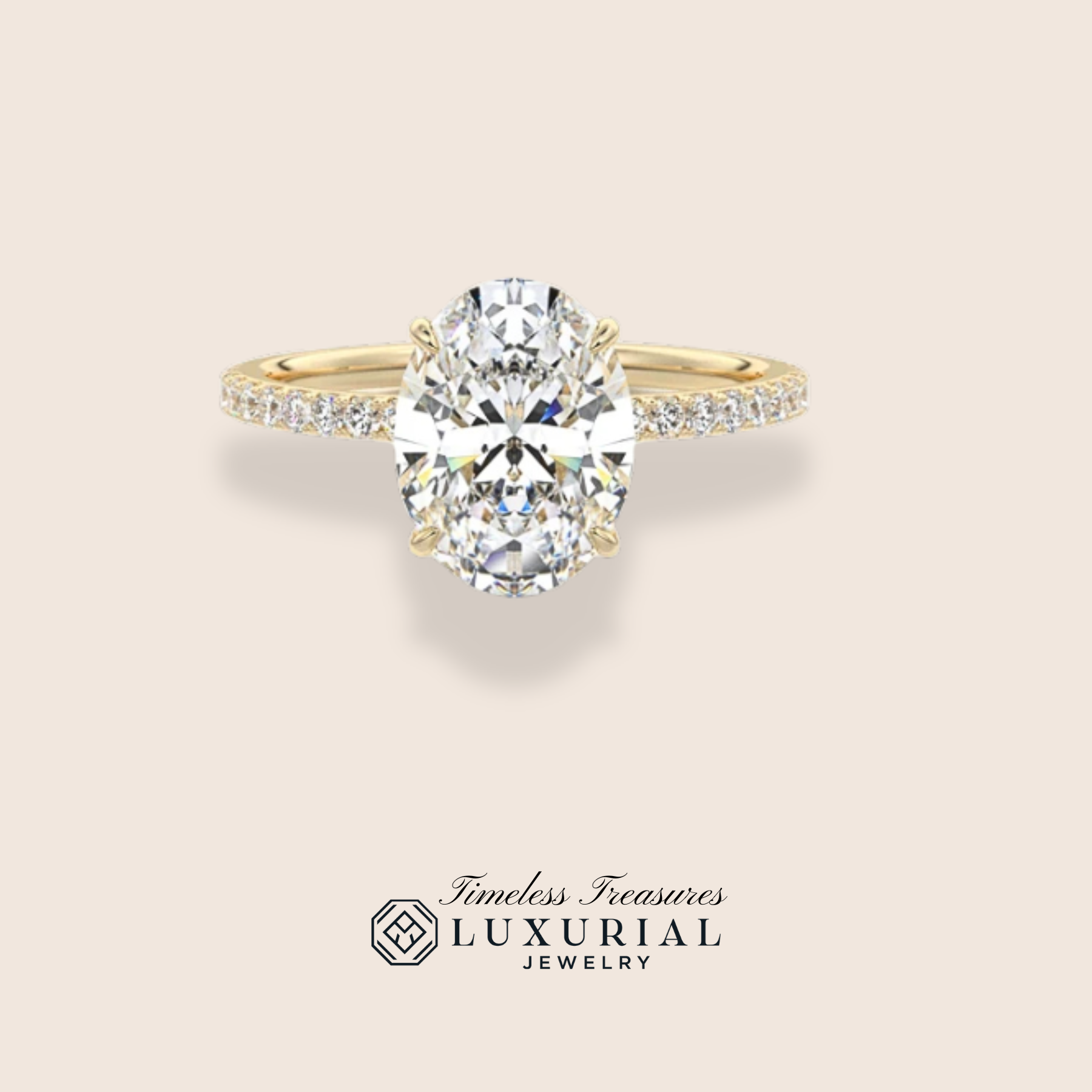 Eternal Embrace Oval Ring