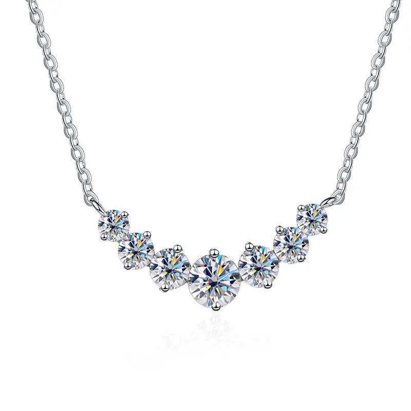 Oval Moissanite Necklace