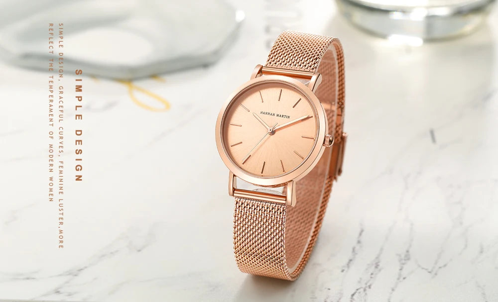 Luxury Women’s Waterproof Watch Japanese quartz movement