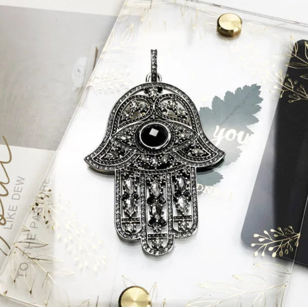 925 Silver Hand of Fatima Pendant