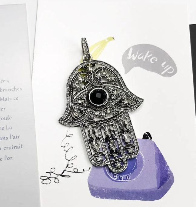 925 Silver Hand of Fatima Pendant