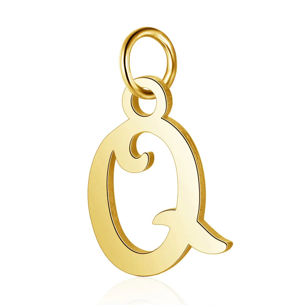 A-Z Luxury Alphabet Pendant Charms for Jewelry