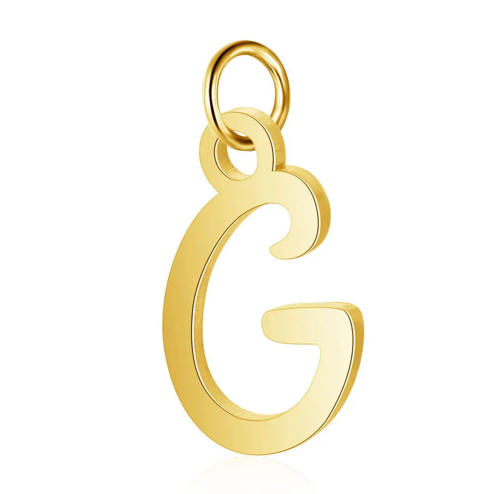 A-Z Luxury Alphabet Pendant Charms for Jewelry