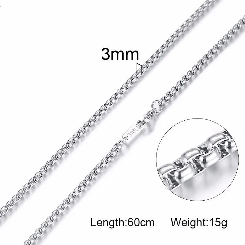 Gold Snake Chain Necklace for Men & Women