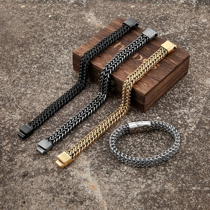 Vintage Men's Luxury Cuban Link Bracelet