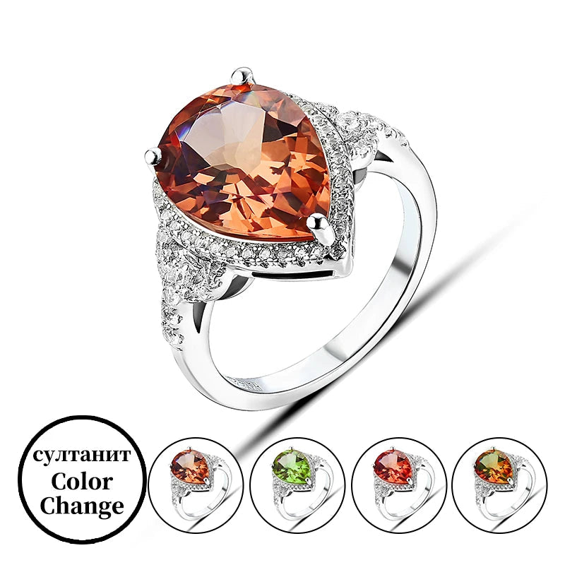 Blue Sapphire Silver Ring