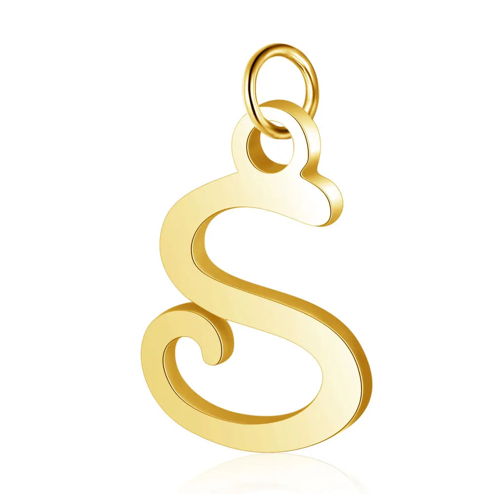 A-Z Luxury Alphabet Pendant Charms for Jewelry
