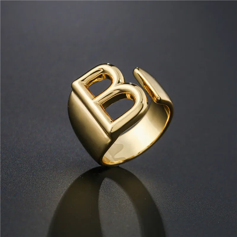 Letter Ring / for women