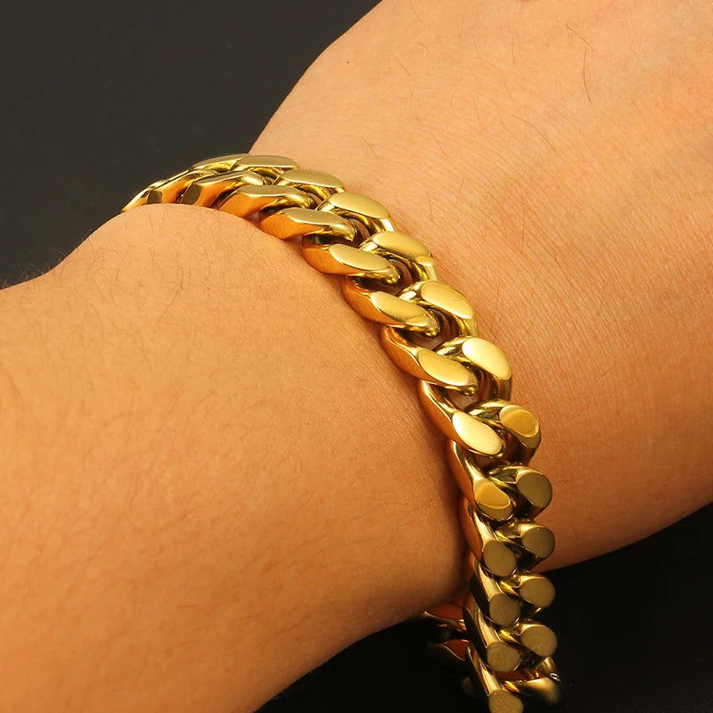 Luxury Necklace & Bracelet - Gold & Silver