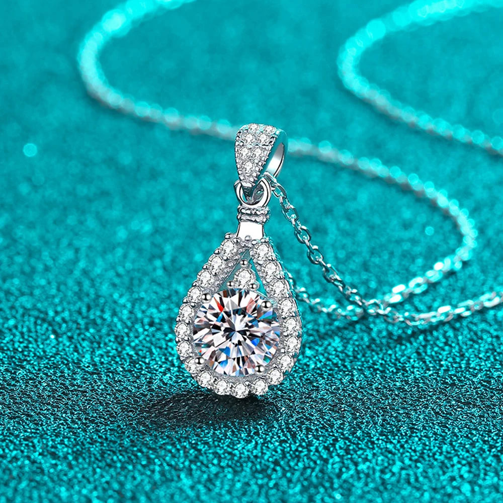 Moissanite Pendant Necklace