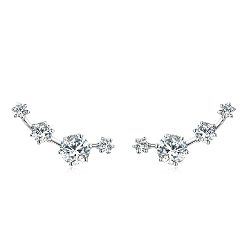 Luminous Charm Moissanite Earrings