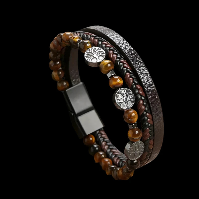 Tree of Life Leather Bracelet