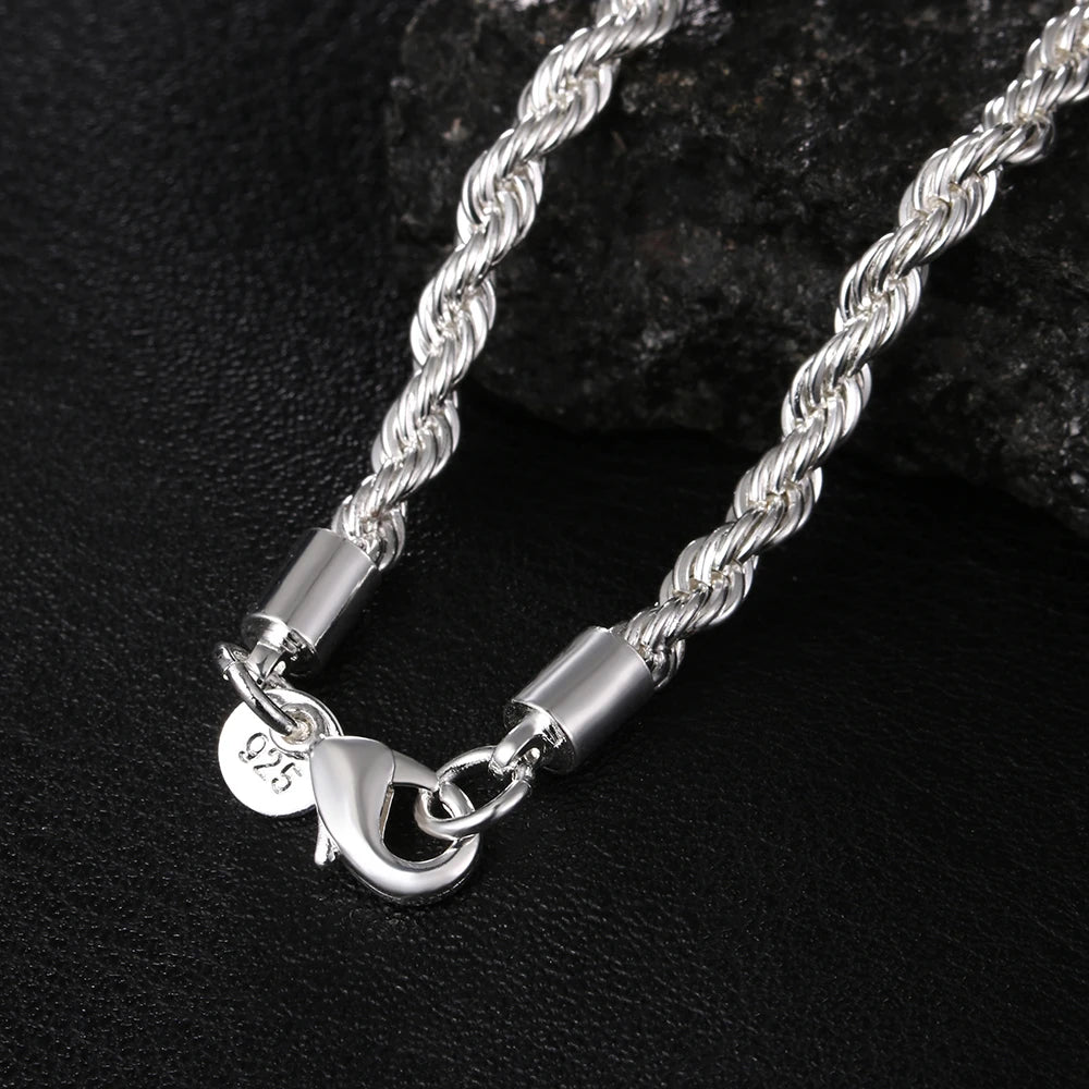 Silver Necklace & Bracelet