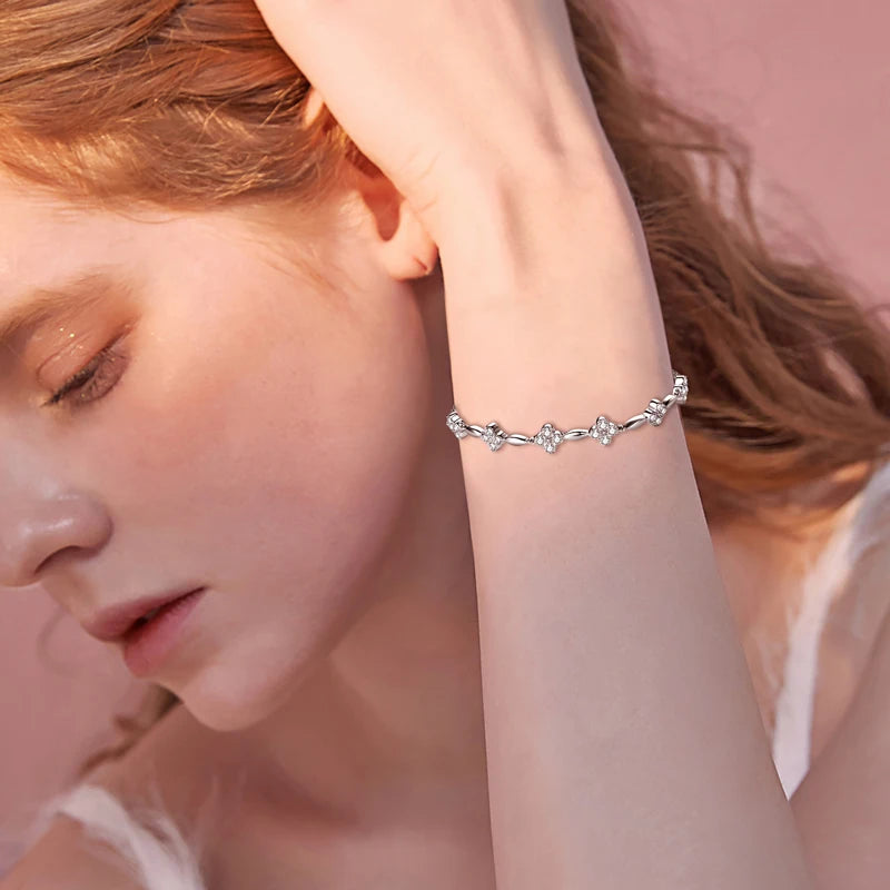 Elegance in Motion 2mm Moissanite Bracelet