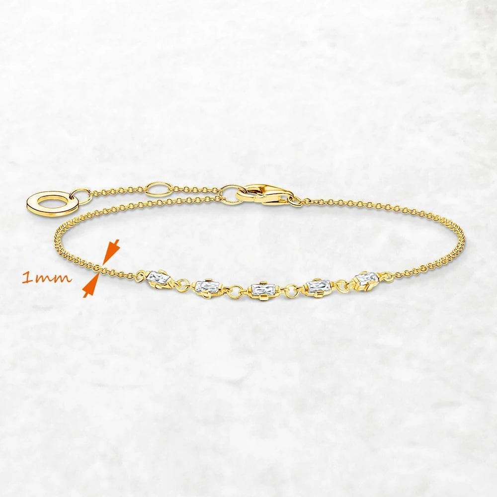 Modern Touch Sterling Silver Bracelet