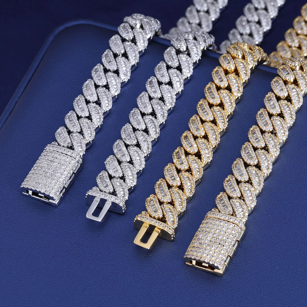 12MM Cuban Link Bling Bracelet