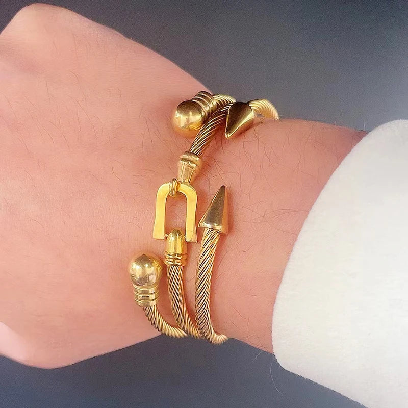 Luxury Arrow Cuff Bracelet Set