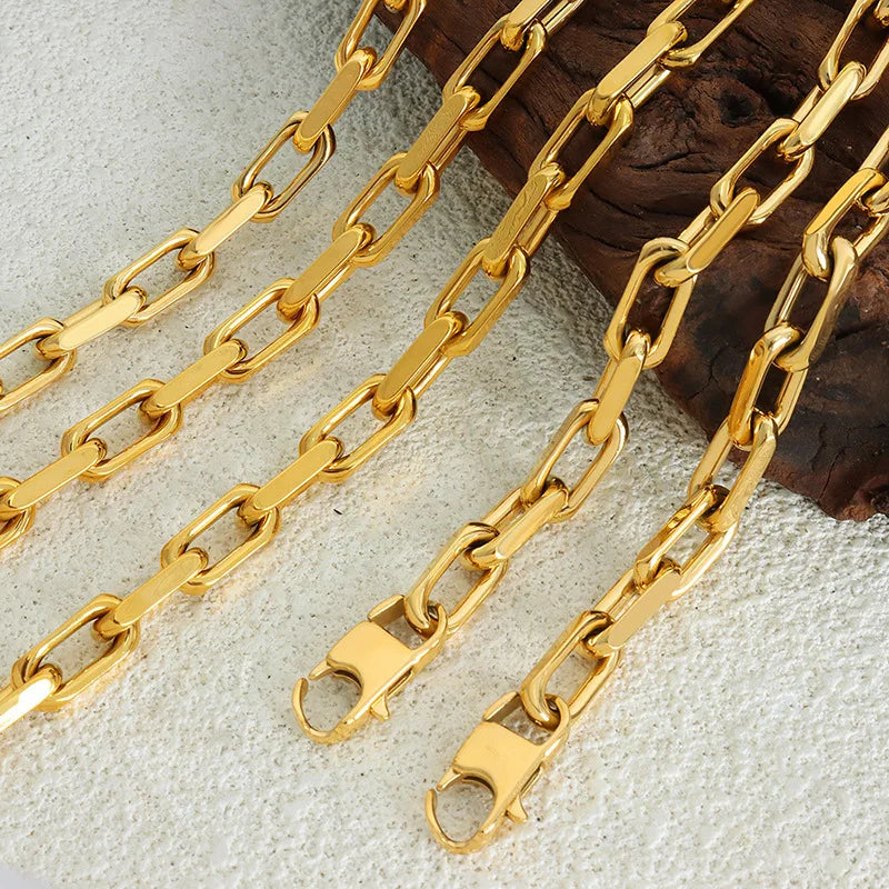 Gold-Plated Luxury Necklace & Bracelet Set