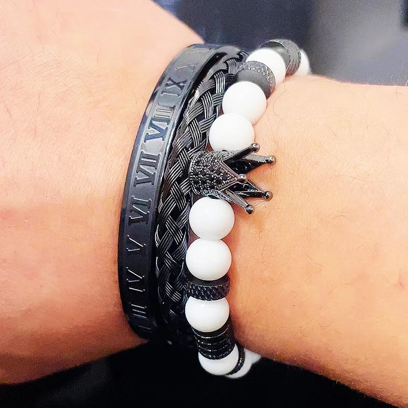 Tiger Stone Crown Bracelet