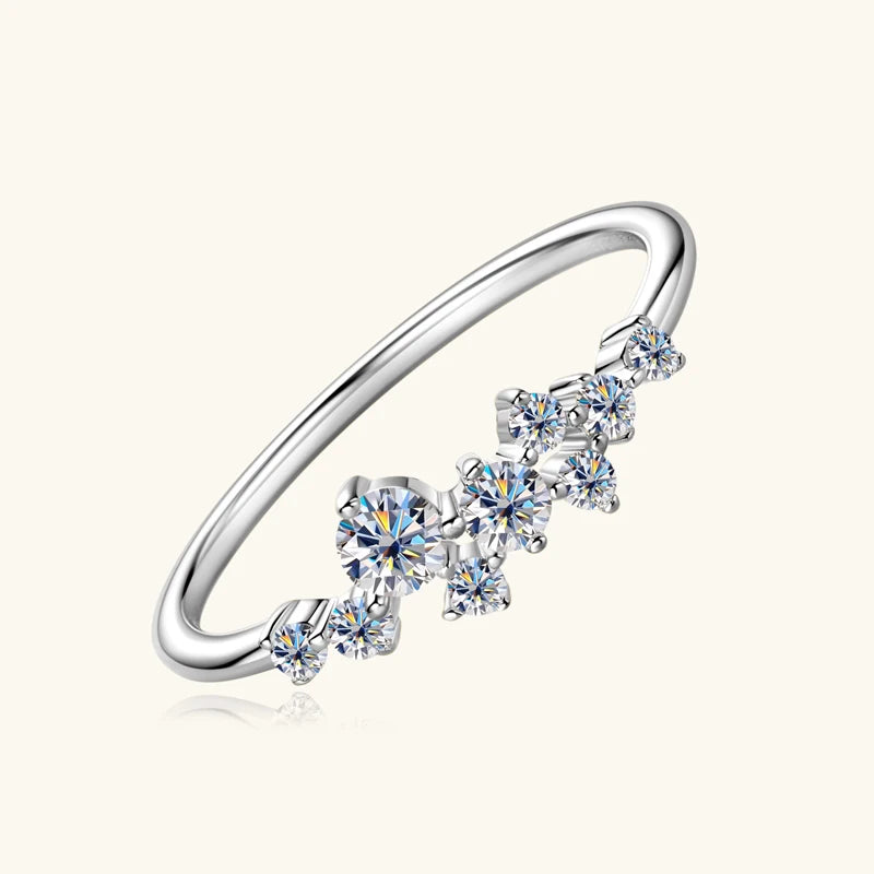 LUMINOUS CHARM MOISSANITE RING