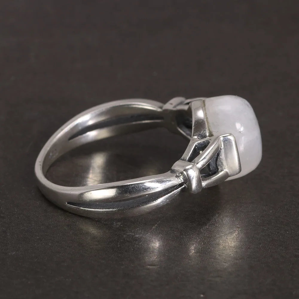 Bella Moonstone Silver Ring
