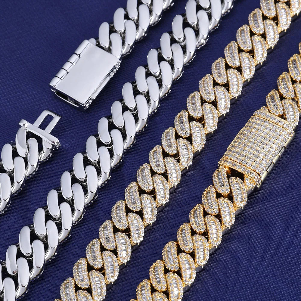 12MM Cuban Link Bling Bracelet