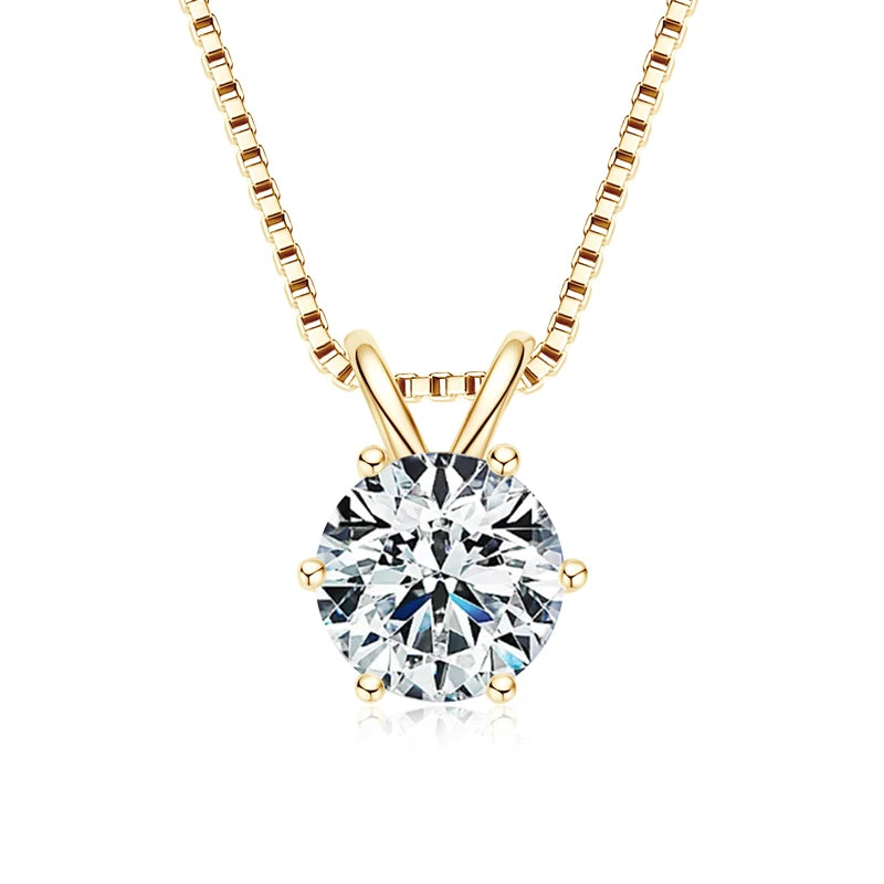 Moissanite Pendant Necklace