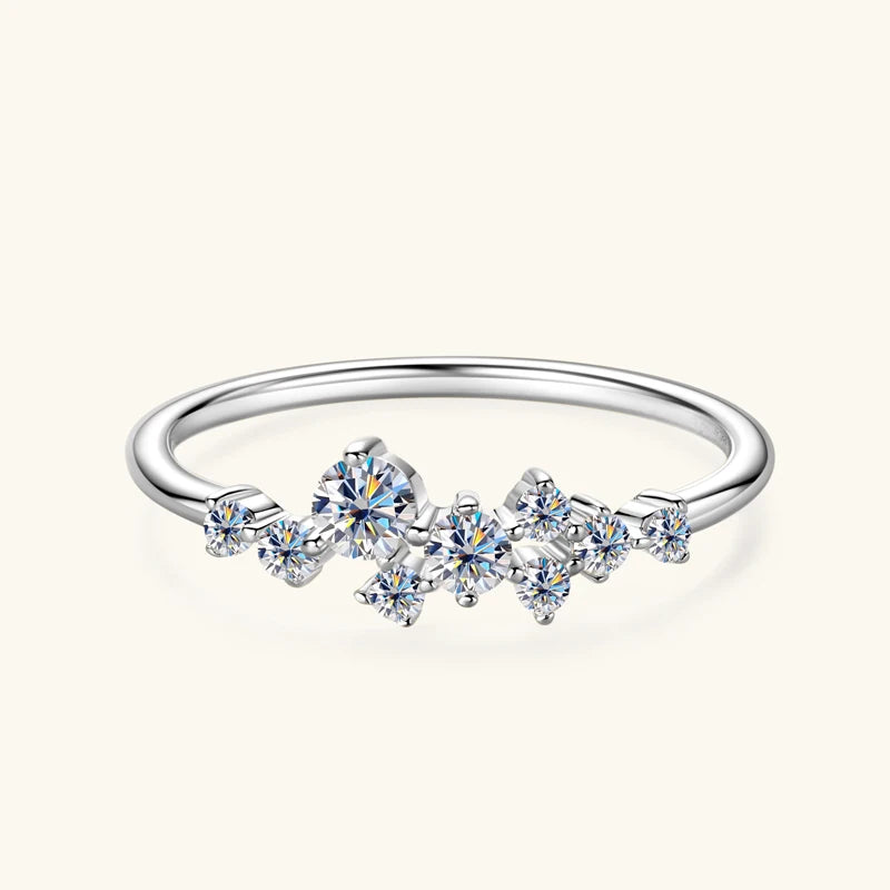 LUMINOUS CHARM MOISSANITE RING