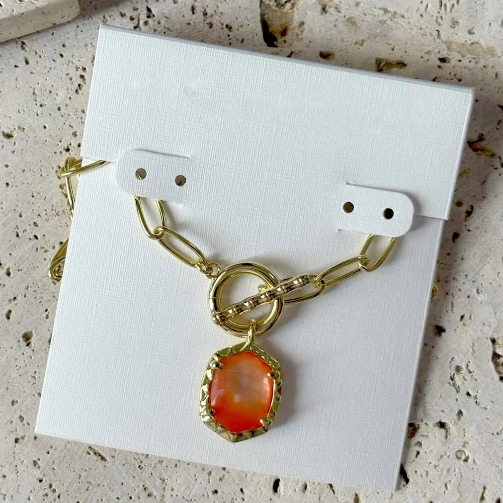 Daphne Gold Link |Convertible Paperclip Chain Kendra Scott