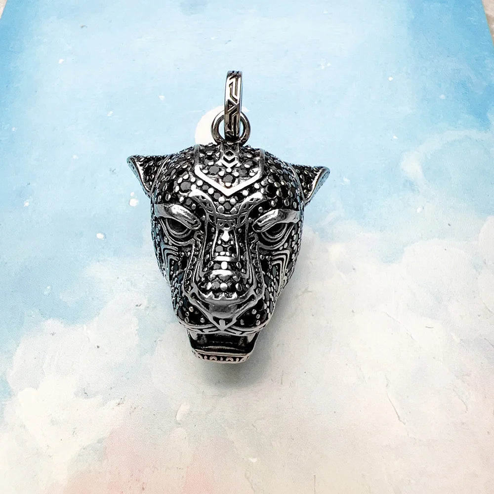 Black Cat Pendant 925 Sterling Silver