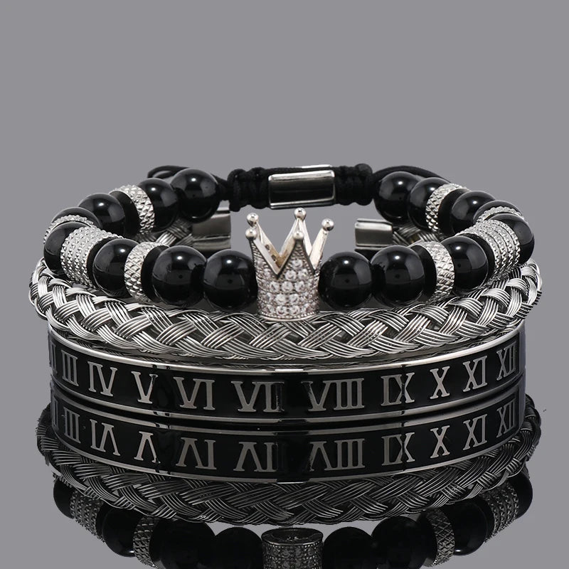 Tiger Stone Crown Bracelet