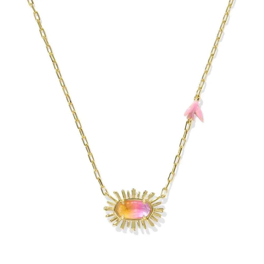 Elisa Bird Gold-Plated Short Pendant Necklace- Kendra Scott