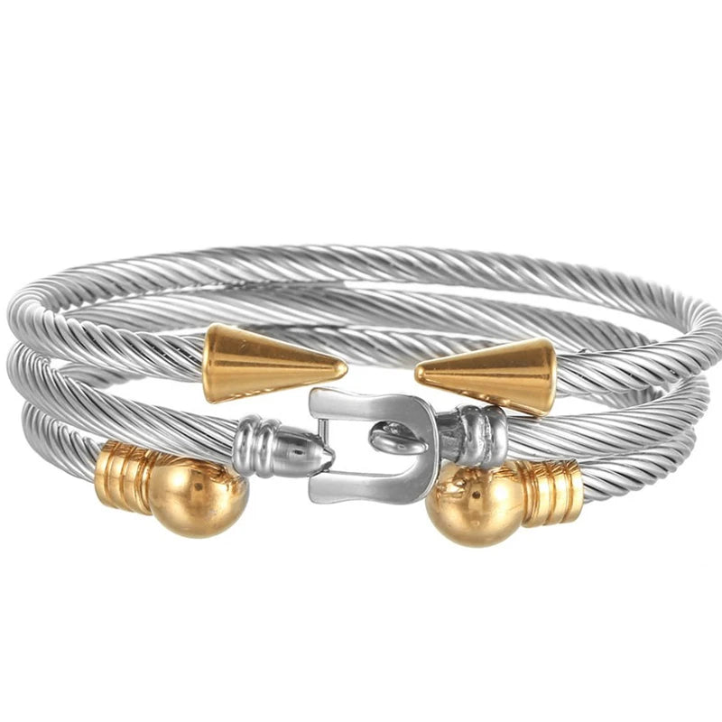 Luxury Arrow Cuff Bracelet Set