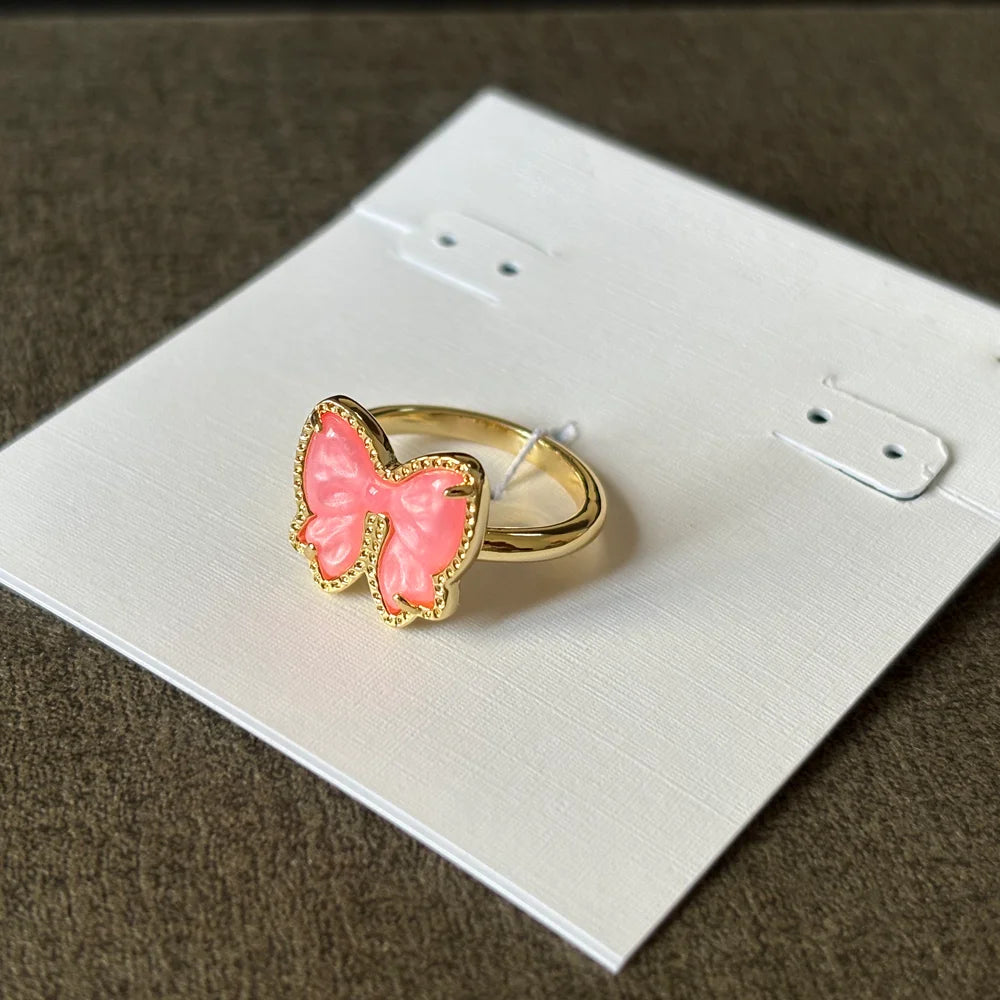 Haley Bow Gold Band Ring Kendra Scott