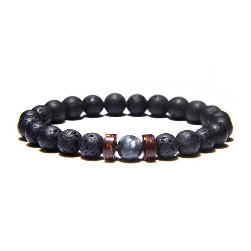 Volcanic Stone Beaded Bracelet
