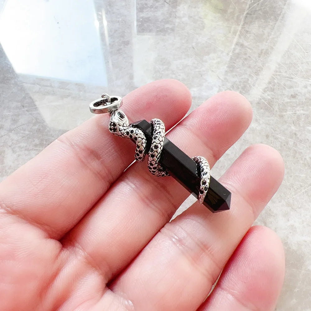 Snake Onyx Silver Pendant