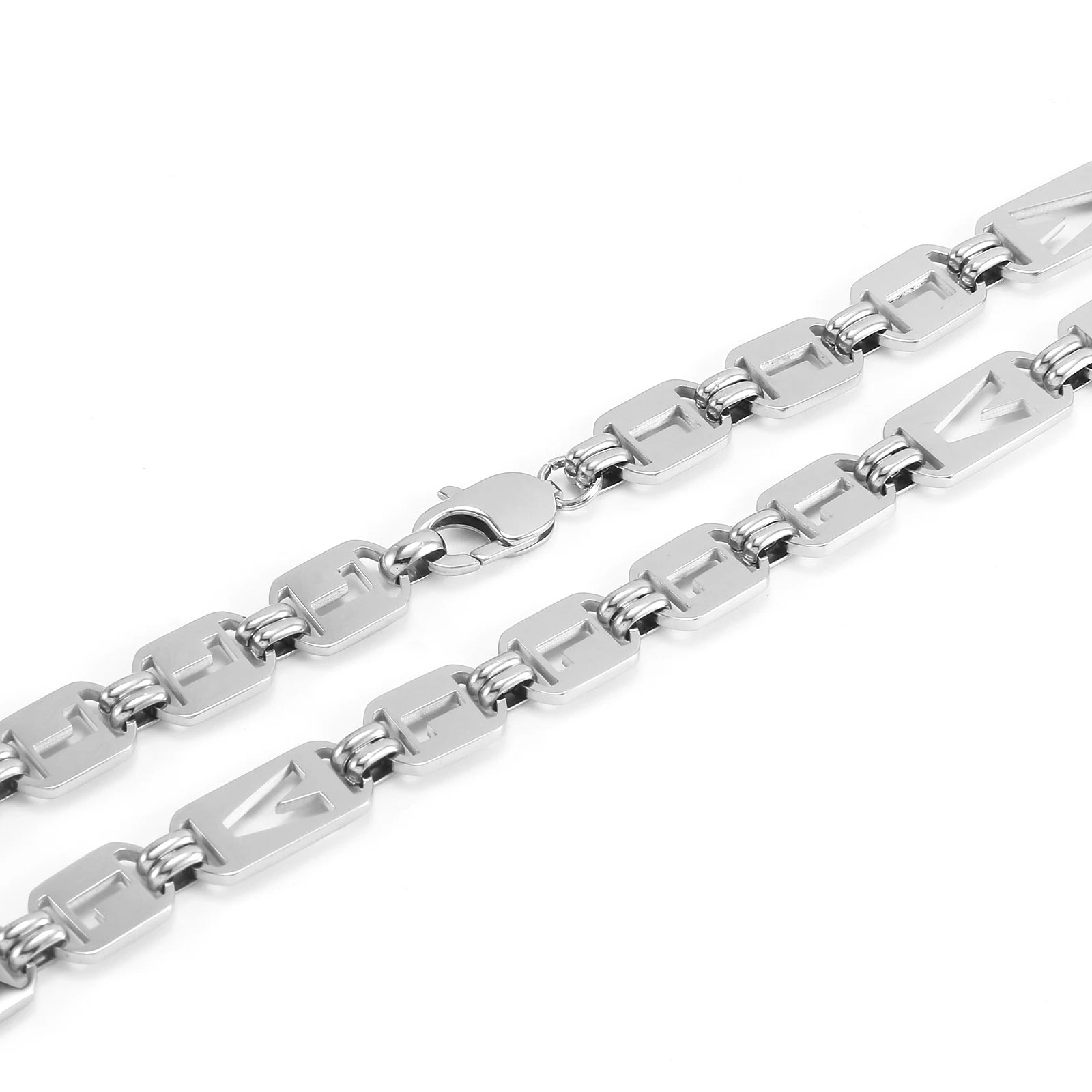 Luxury Gold/Silver LV Chain, Unisex Jewelry Set