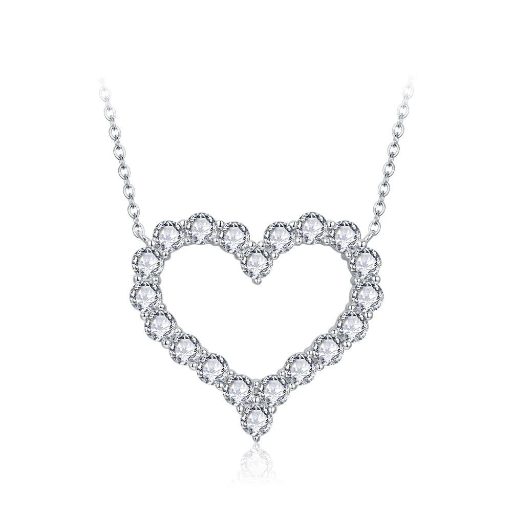 Timeless Love Pendant Moissanite Necklace