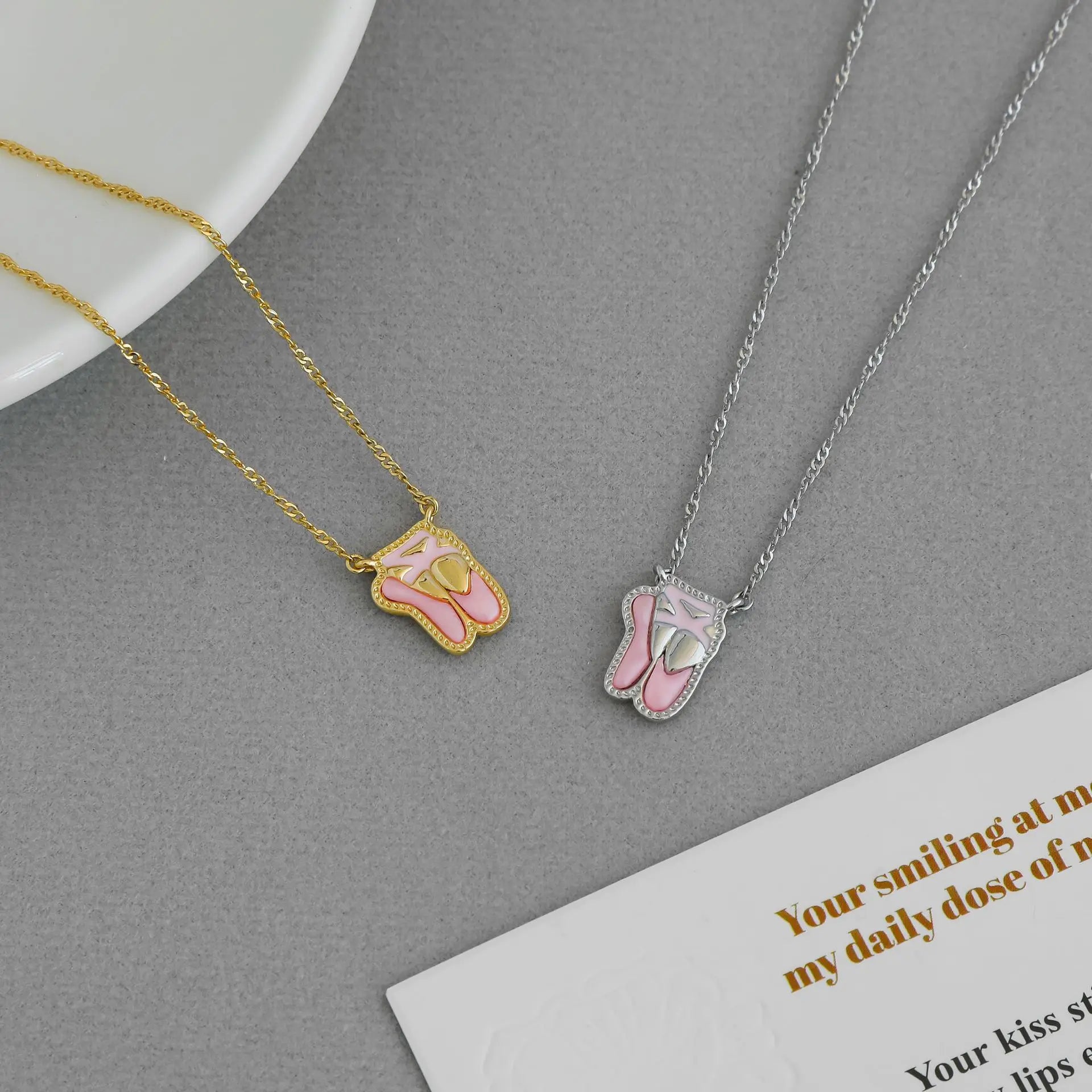 Ballet Shoes Pendant Necklace – Gold-Plated Kendra Scott