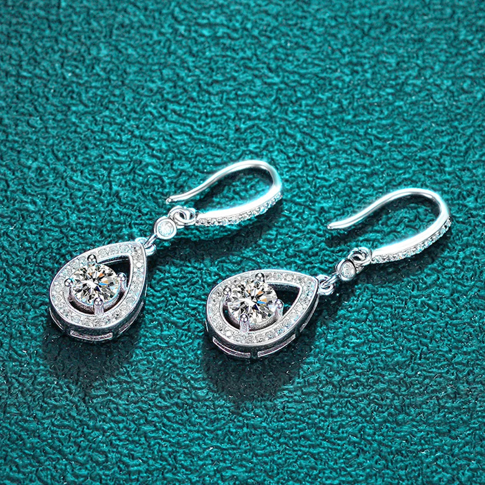 Moissanite Water Drop Earrings