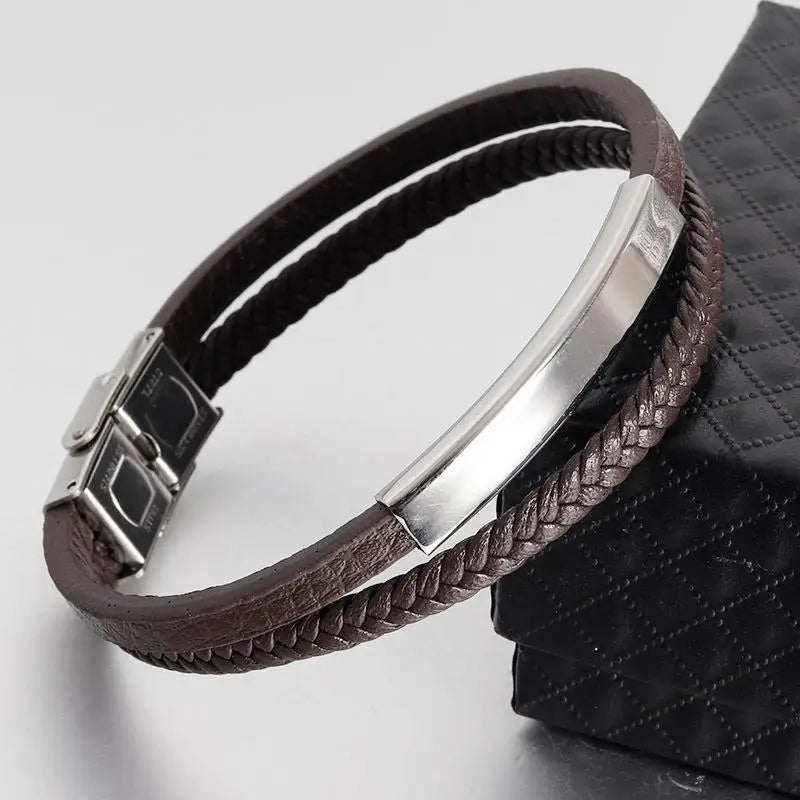 Men's Multilayer Leather Bracelet