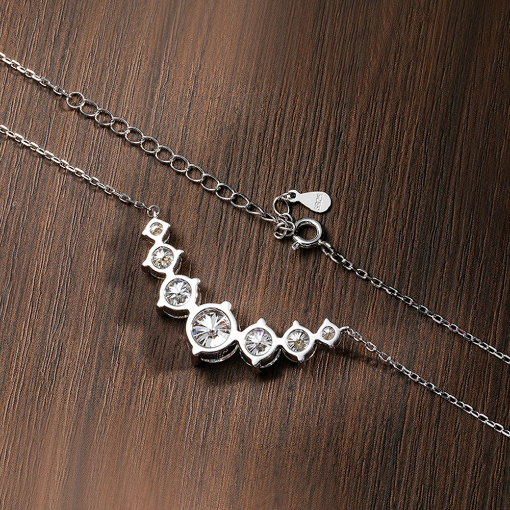 Oval Moissanite Necklace