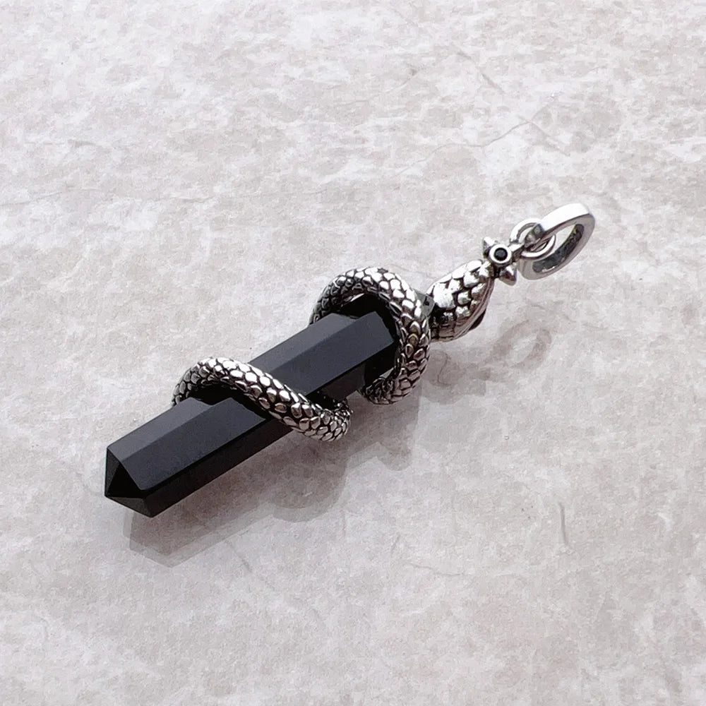 Snake Onyx Silver Pendant