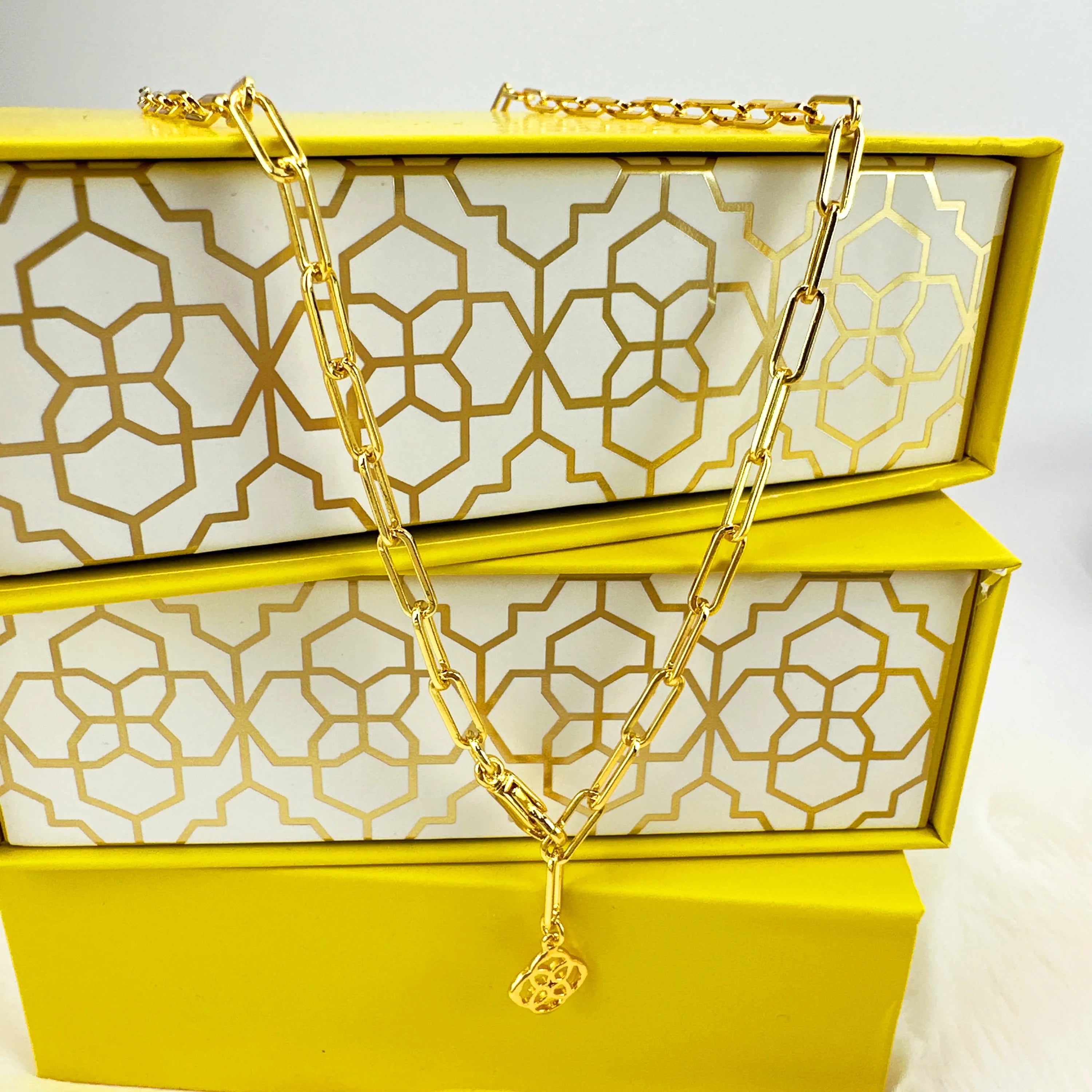 Merrick Vintage Chain Necklace- YELLOW ROSE Kendra Scott