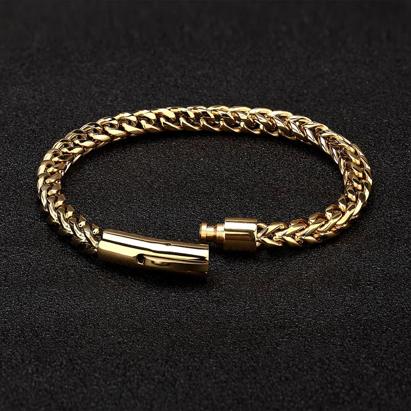 Luxury Gold Plated Bracelet | For men