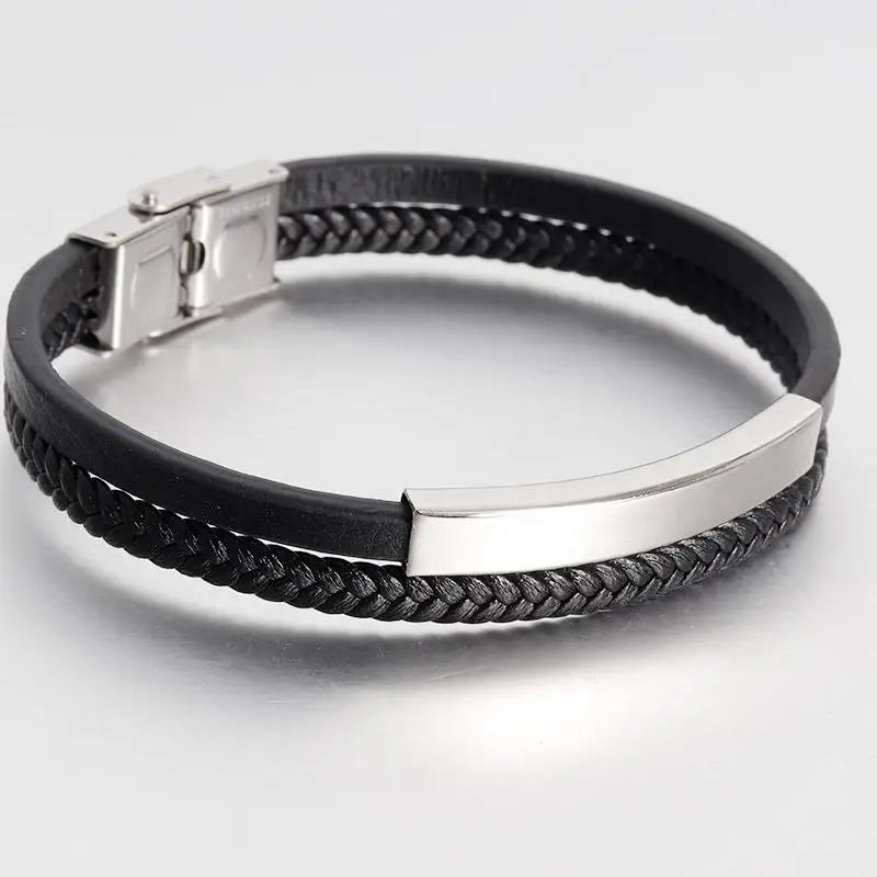 Men's Multilayer Leather Bracelet
