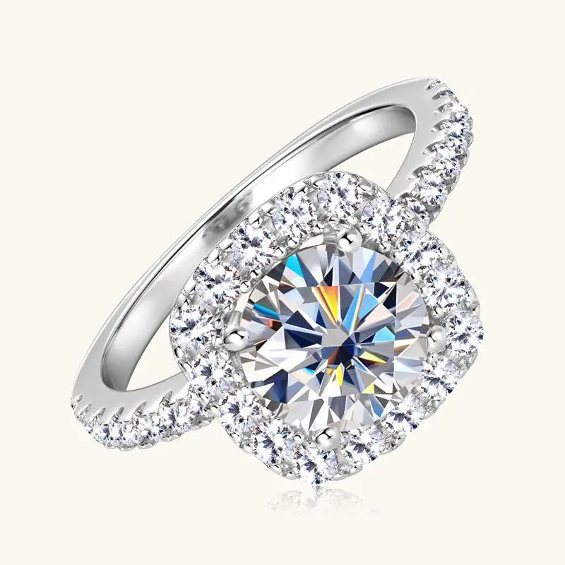 Celestial Love 2CT Moissanite Ring - 925 Sterling Silver