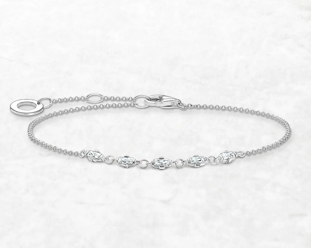 Modern Touch Sterling Silver Bracelet